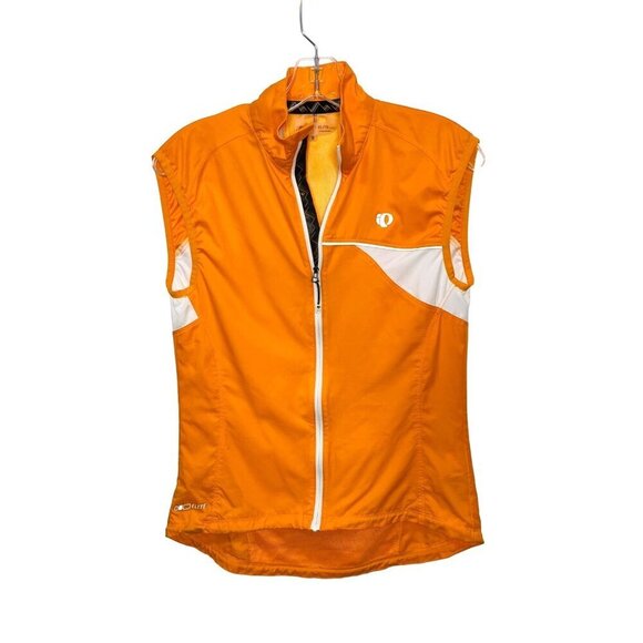 Pearl Izumi Barrier Elite Series Orange reflective Vest Size S mesh back pocket - Picture 1 of 10
